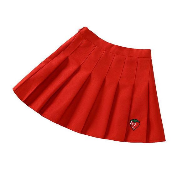 

summer childran's clothes girls skirts print pleated cotton baby girl skirt for kids fashion tutu, Blue