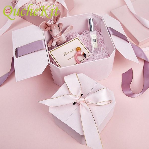 

gift wrap octagonal paper box for wedding flower candy boxes packing supplies birthday party decorations