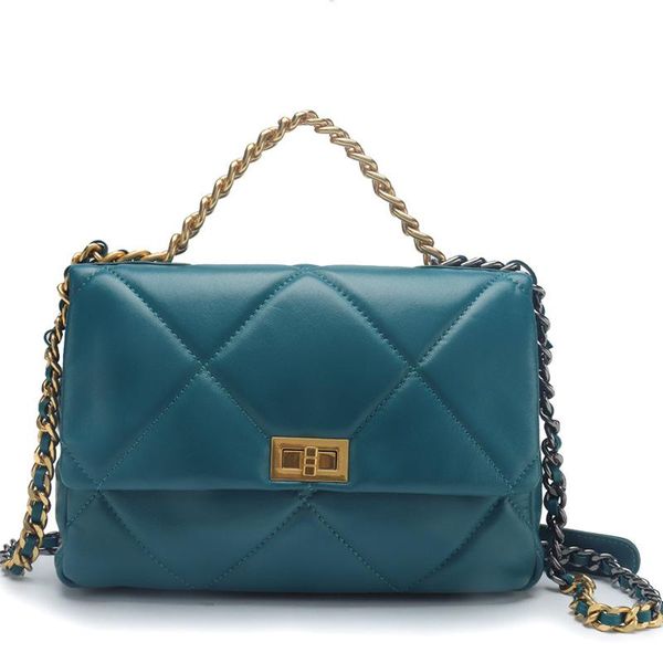 

genuine leather womens shoulder bag luxury designer soft sheepskin crossbody for ladies 2021 chains cross body