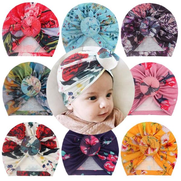 

children's headgear, bohemian style, donut baby cap beanies