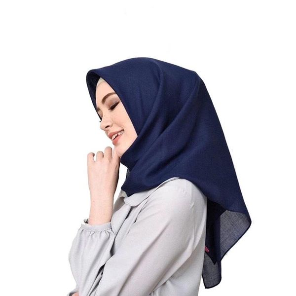 

scarves 110*110cm malaysian ladies hijab scarf soild cotton oversize square muslim shawls and wraps hijabs foulard femme headscarf, Blue;gray