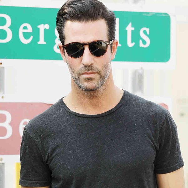 

sunglasses fashion gregory peck ov5186 oliver brand women men vintage polarized round with op original box, White;black