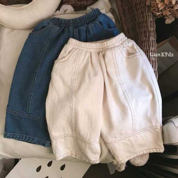 

jeans 2021 arrival girls boys denim long pants autumn fashion kids jean 1-7 years yu821, Blue