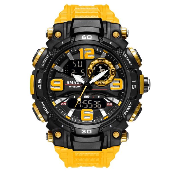 

china watches smael 1921 band watch waterproof male quartz digital watch 1ceramic sapphire super luminous montre aaa+ mens watches
