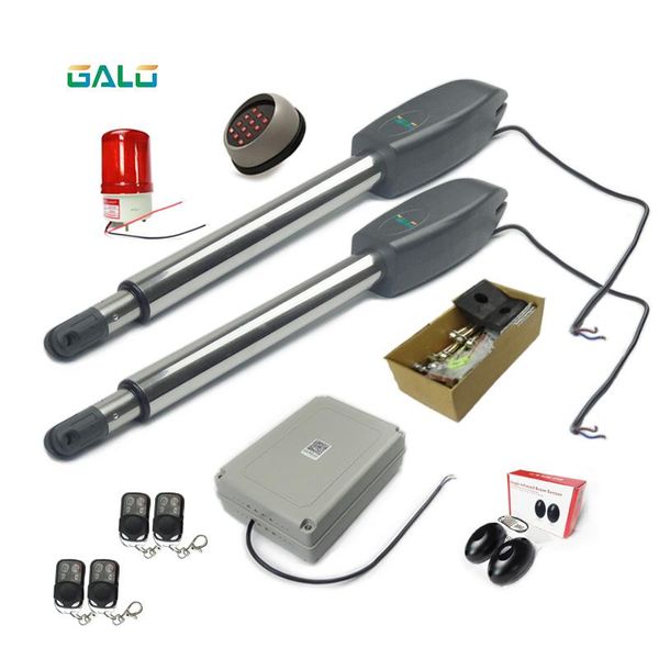 

kpm-c02 heavy-duty dual automatic gate opener kit for swing gates up to 20 feet fingerprint access control