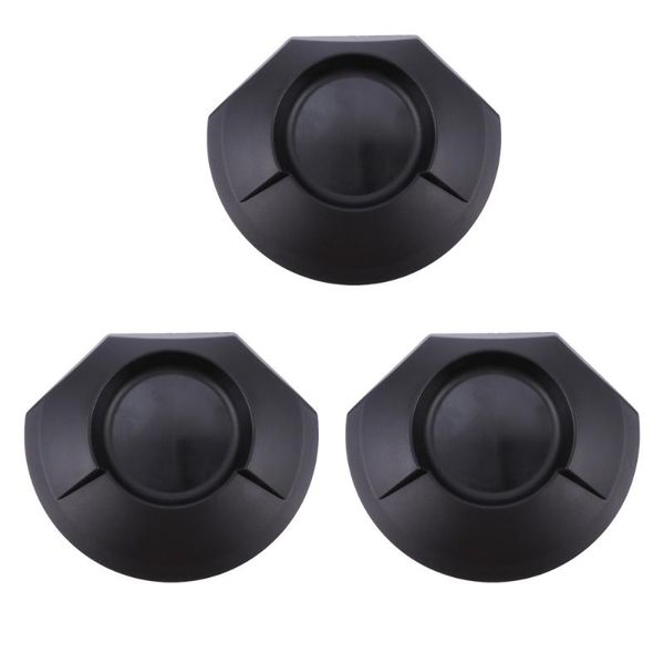 

golf training aids 3pcs golfs putter cup putting practice disc aid (black)