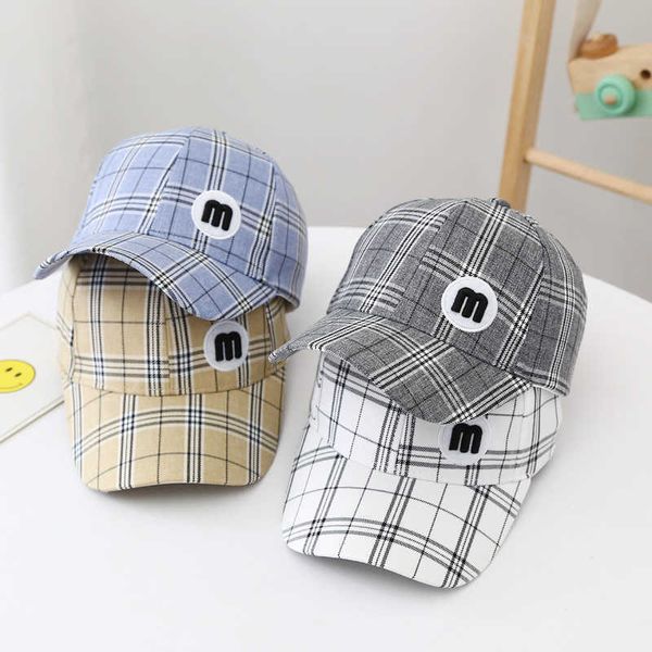 

spring and autumn boy baseball cap fashion girl summer baby sunshade hat, Yellow