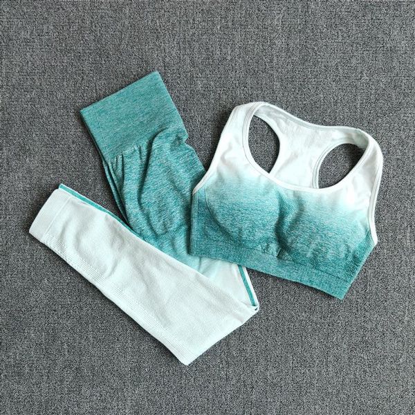 

yoga outfit women set seamless leggings sports bra running pants sportswear gym clothing fitness workout suit