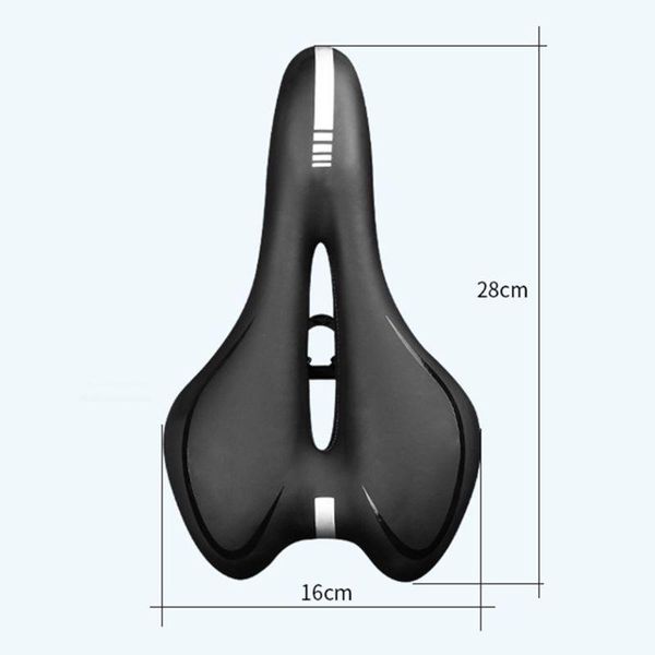 

bike saddles mtb absorbing hollow bicycle saddle gel leather seat accessories