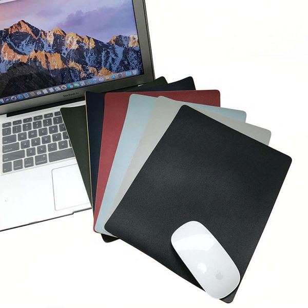

mouse pad small leather waterproof computer desk simple notebook mouse home pu