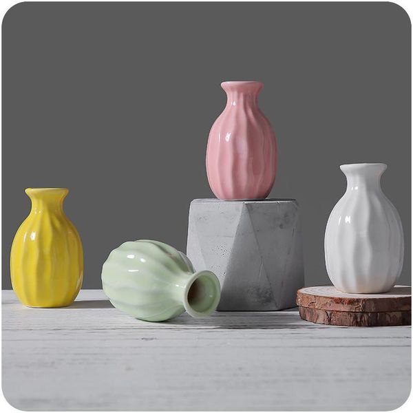 

vases ceramic vase tower for home decoration po prop fashion bottle green plant flower