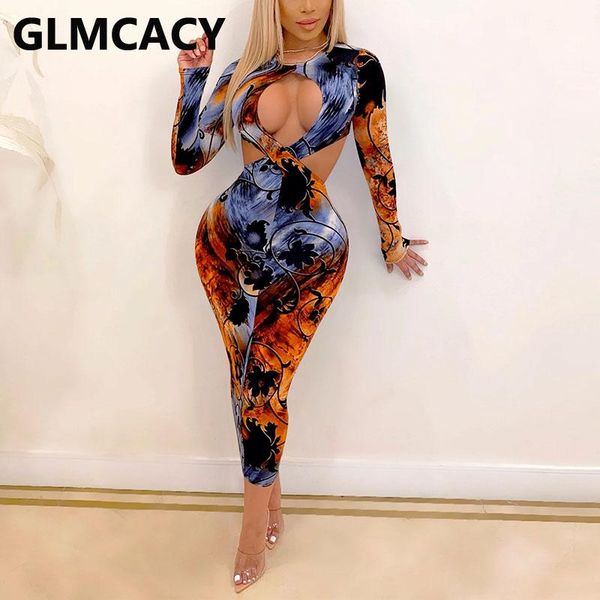 

casual dresses women long sleeve cut out abstract printed dress backless slim party club, Black;gray