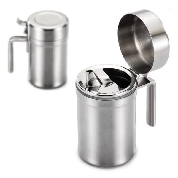 

storage bottles & jars stainless steel oil dispenser pot olive can edible dispensing bottle container for kitchen/cooking/restaurant/bb