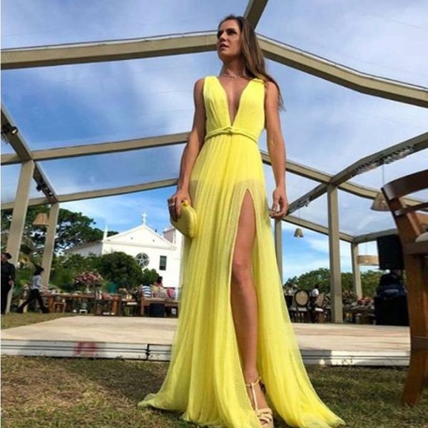 

women's dress deep v sleeveless split skirt slim women s clothing, Black;gray