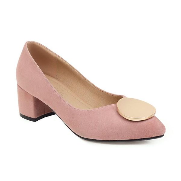 

dress shoes big sizepointed metal decorative single ladies high heels women woman pumps, Black