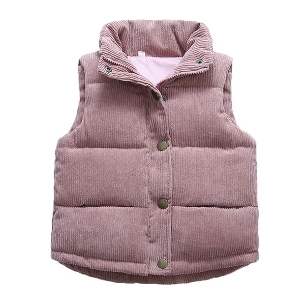 

the autumn girls warm vest winter boys thicken waistcoat kids outerwear children teens cotton jackets 210818, Camo