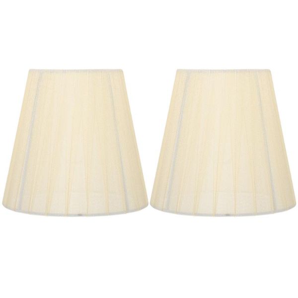 

lamp covers & shades 2pcs translucent gauze shade clip-bulb light cover