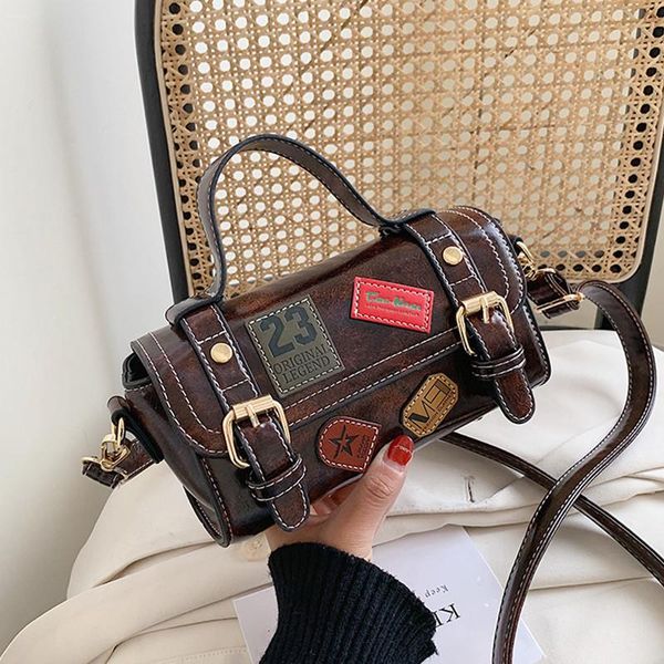 

cross body retro small bag female super fire boston handbag 2021 pillow shoulder messenger