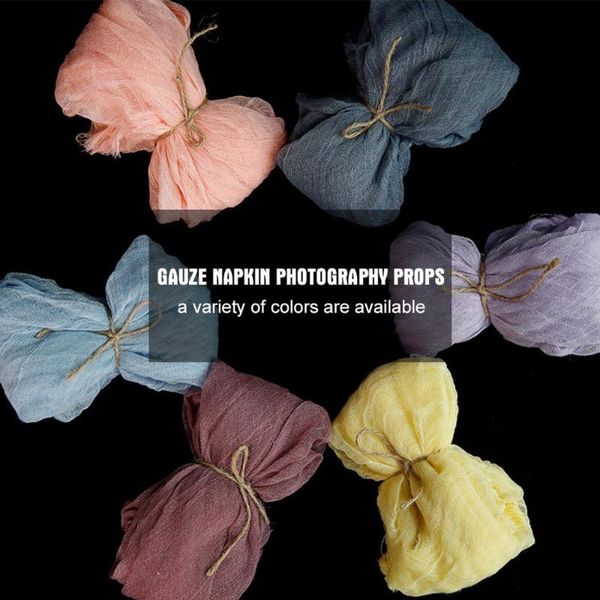 

party decoration retro gauze napkin placemat pography props multicolor ins gourmet display background cloth home deskdecorative