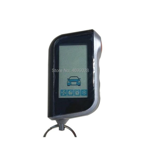 

alarm & security a93 vertical lcd remote control keychain for russian starline two way car burglar system key chain fob