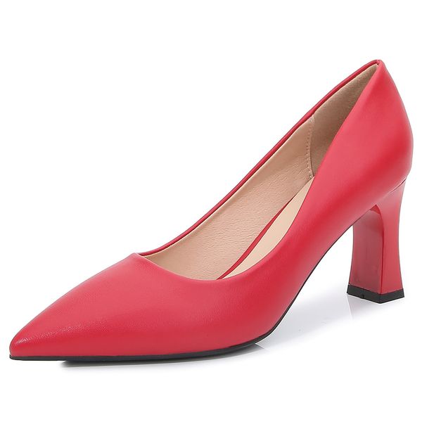 

dress shoes 2021 classic high heels women's spring autumn arrival ladies office pumps female pointed toe big size e0000 1o5d, Black