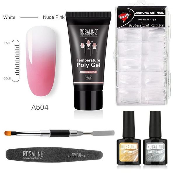 

30ml nail temperature set nails fast extention polish oat basecoat kits crystal uv gels1