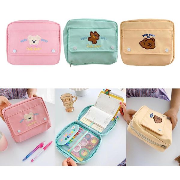 

ladies wash bag toiletry travel case cosmetic make up pouch pencils storage box bags & cases