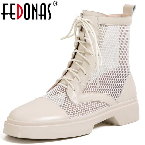 

cross tied women summer boots genuine leather round toe chunky heels pumps 2021 platform party office lady shoes woman, Black