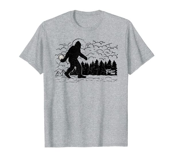 

bigfoot took my ball volleyball t-shirt, White;black