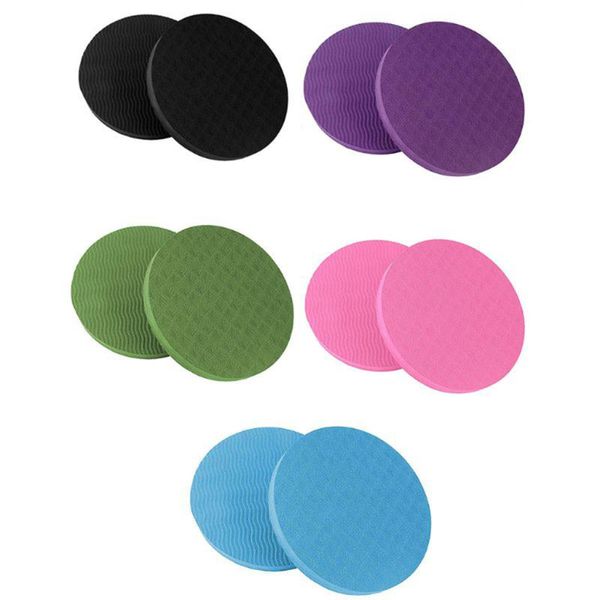 

portable fitness exercise knee pads wrist hip elbow support mat 1 pair of non-slip yoga mats