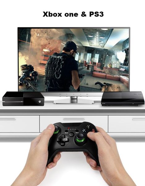 

game controllers & joysticks wireless controller gamepad with 6 analog buttons function joystick for pc windows 7/8/10 xbox one ps3