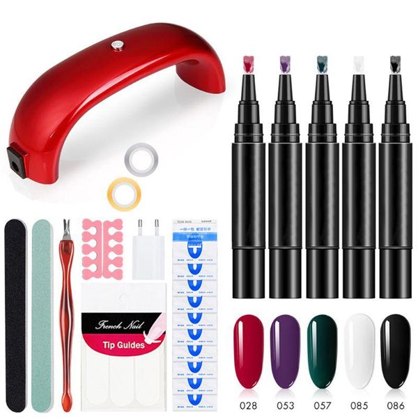 

nail art kits gel polish set uv led lamp dryer with kit soak off
