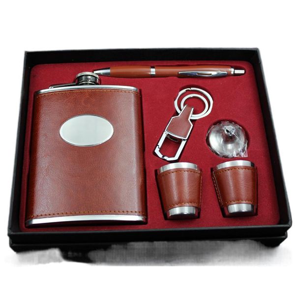

flask flagon producing 8 ounces of wine, bottle, hopper, gift box, baijiu