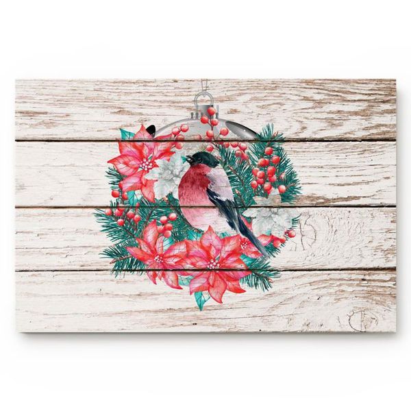 

cushion/decorative pillow christmas flowers robin lights doormat home decor anti-slip door mats kitchen carpet decorations for