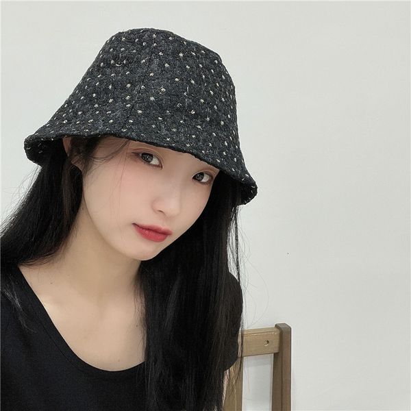 

designer's flower embroidery face covering fisherman's women's net red lace bucket hat thin summer sunshade