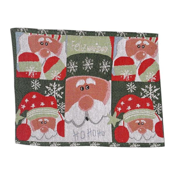 

mats & pads ornament table mat kitchen heat resistant holiday party bowl anti slip cup christmas decorative dining home washable placemat