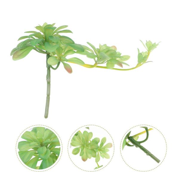

decorative flowers & wreaths 1pc lifelike succulent diy rattan decor plant flower arrangement supply