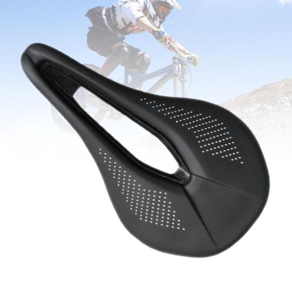 

bike saddles 1pc saddle hollow mountain breathable seat cushion for (black)