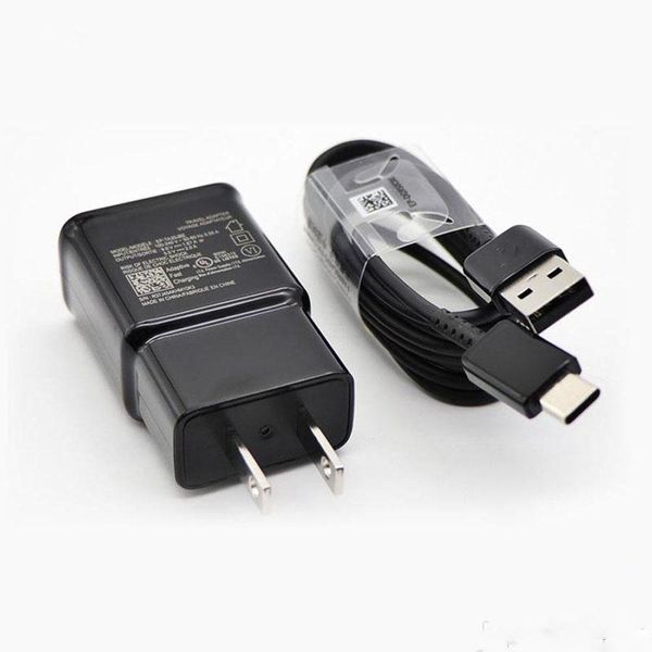 Caricabatterie per telefono rapido Usb 2 in1 per S8 S10 9V 1.67A 5v 2A Adattatore per presa a muro da viaggio dock per ricarica domestica con cavo S8 tipo c Cavo