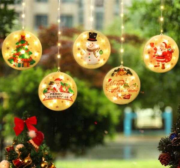 Weihnachtsbaum-Dekoration, LED-Lichterkette, keine Batterie, zum Aufhängen, dekoratives Licht, Raumvorhang, Beleuchtungslayout