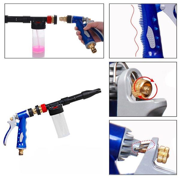 

water gun & snow foam lance multifunctional car wash washing spray uses hose pipe