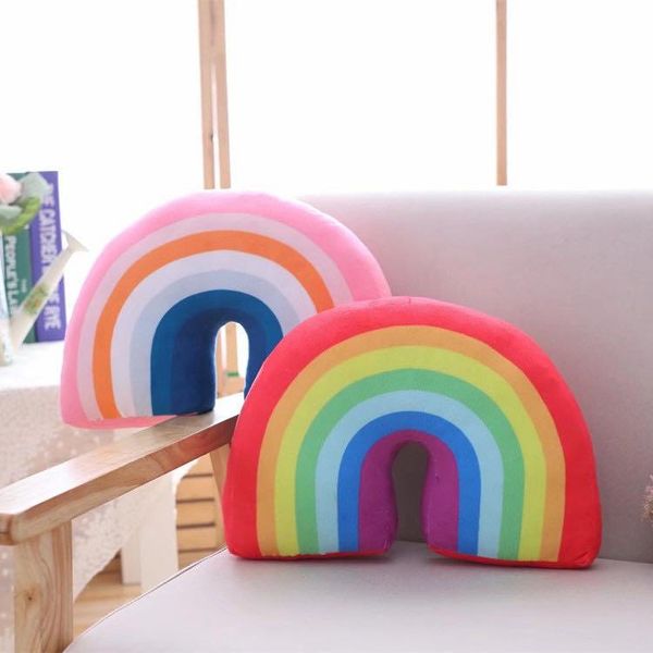 

mountchen kids room decor rainbow cushion pillow for baby nursery decoration girl cushion/decorative