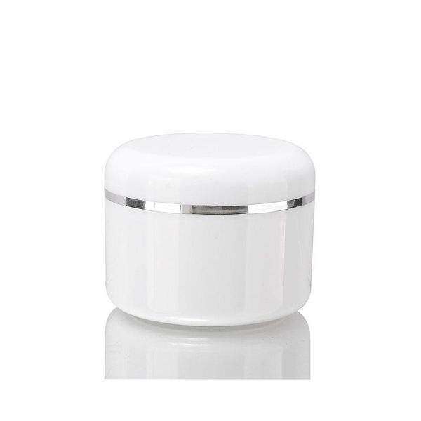 

storage bottles & jars 200g wide mouth ball jar lids package cream empty double wall pp 200ml 7oz cosmetic plastic container