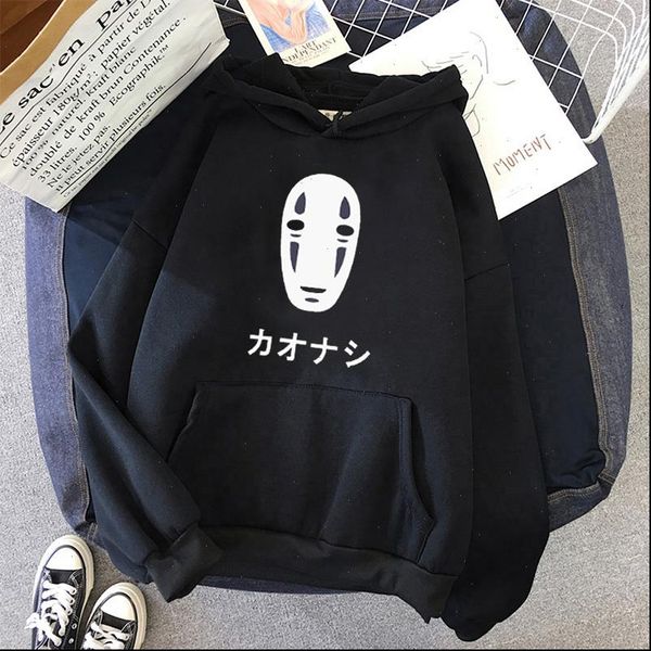 

cartoon letter korean gothic women sweatshirt harajuku dropshipping vintage tee bf clothes print punk loose big size, Black