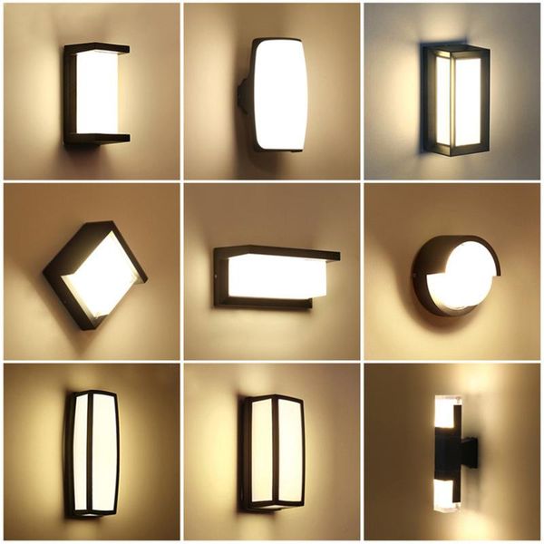 

outdoor wall lamps aisle corridor balcony porch light ip65 waterproof led lamp garden terrace for