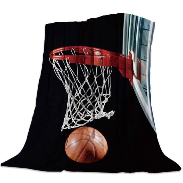 

blankets throw blanket for couch bed sofa chair,luxury decorative flannel fleece microfiber blankets,flaming basketball king size