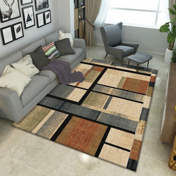 

autumn and winter washable carpet rug for living room modern printing geometric floor parlor mat bedroom carpets