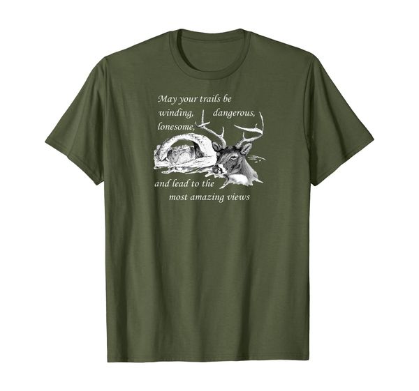 

deer. may your trails be winding, dangerous and lonesome, White;black