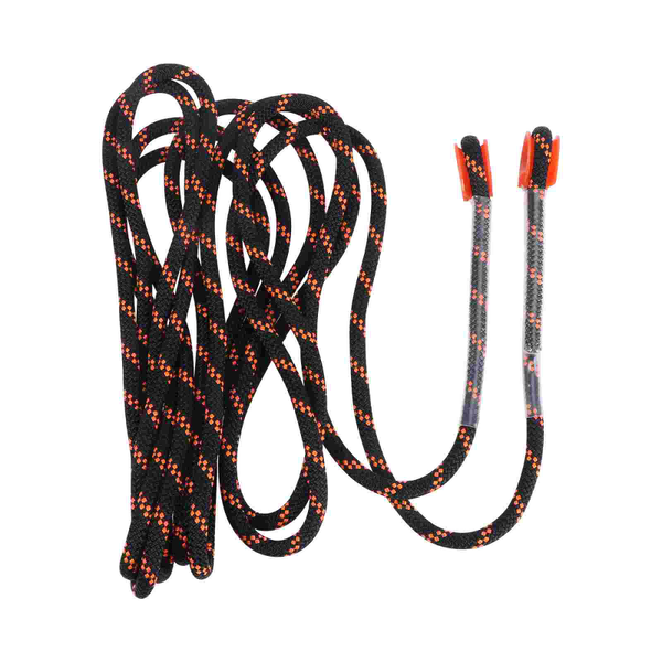 

cords, slings and webbing 1pc 8mm thickness tree climbing safety sling cord rappelling rope equipment for outdoor (black orange, 5 meter)