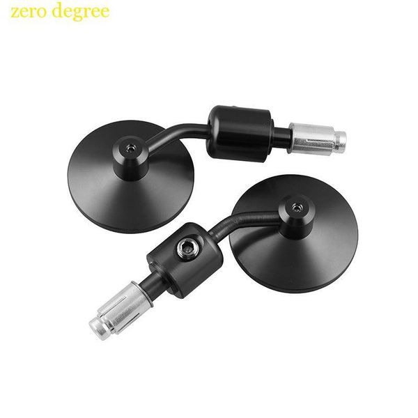 

motorcycle mirrors accessories, rearview mirror, universal handlebar small round aluminum alloy material, 2-piece set